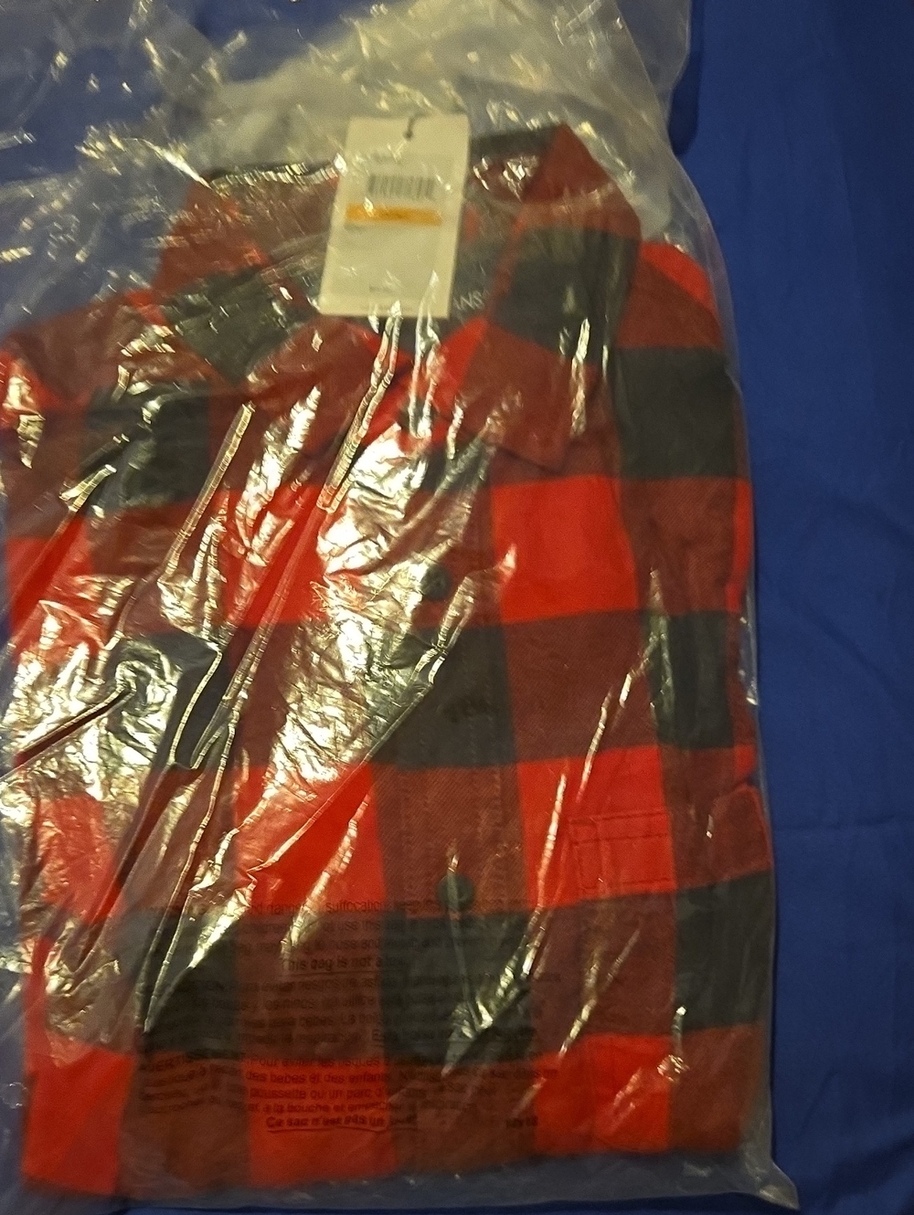 Men's Red and Black Plaid Shirt - Calvin Klein Jeans